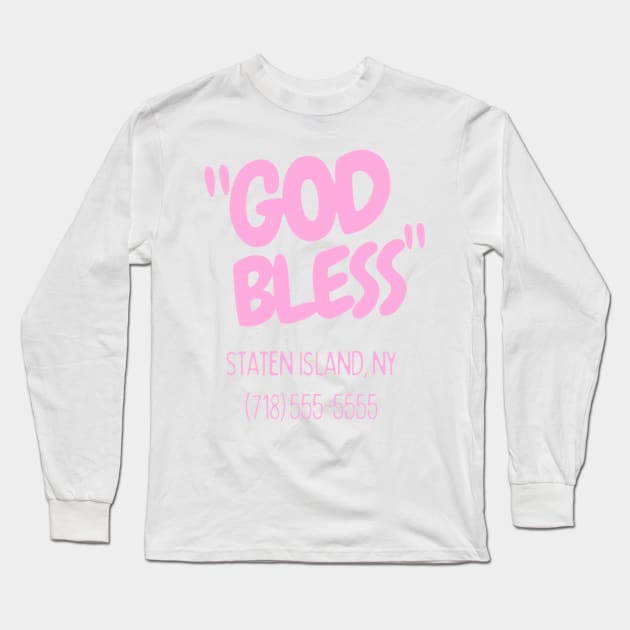 God bless staten island - Funny Long Sleeve T-Shirt by LukjanovArt